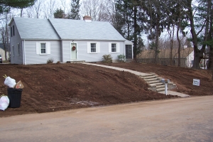 Re-Grading a Front Yard